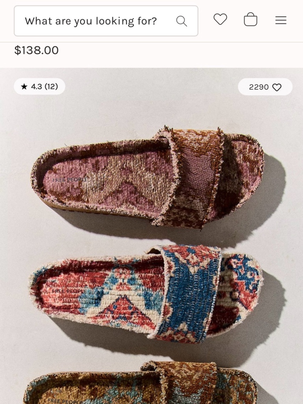 Free People Woven Wonders Footbed Sandals 🔥 Size 9 - Picture 4 of 6